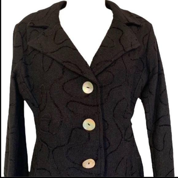 Vivian Shyu Women's Long Sleeve Blazer Jacket by Toronto Base Designer Size: S/P - Picture 6 of 8